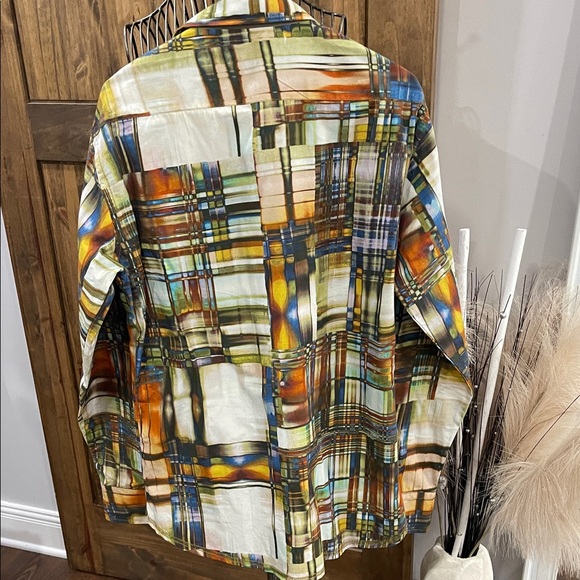 Georg Roth Los Angeles Multicolor Button-Up Shirt. Size XL - Picture 8 of 11